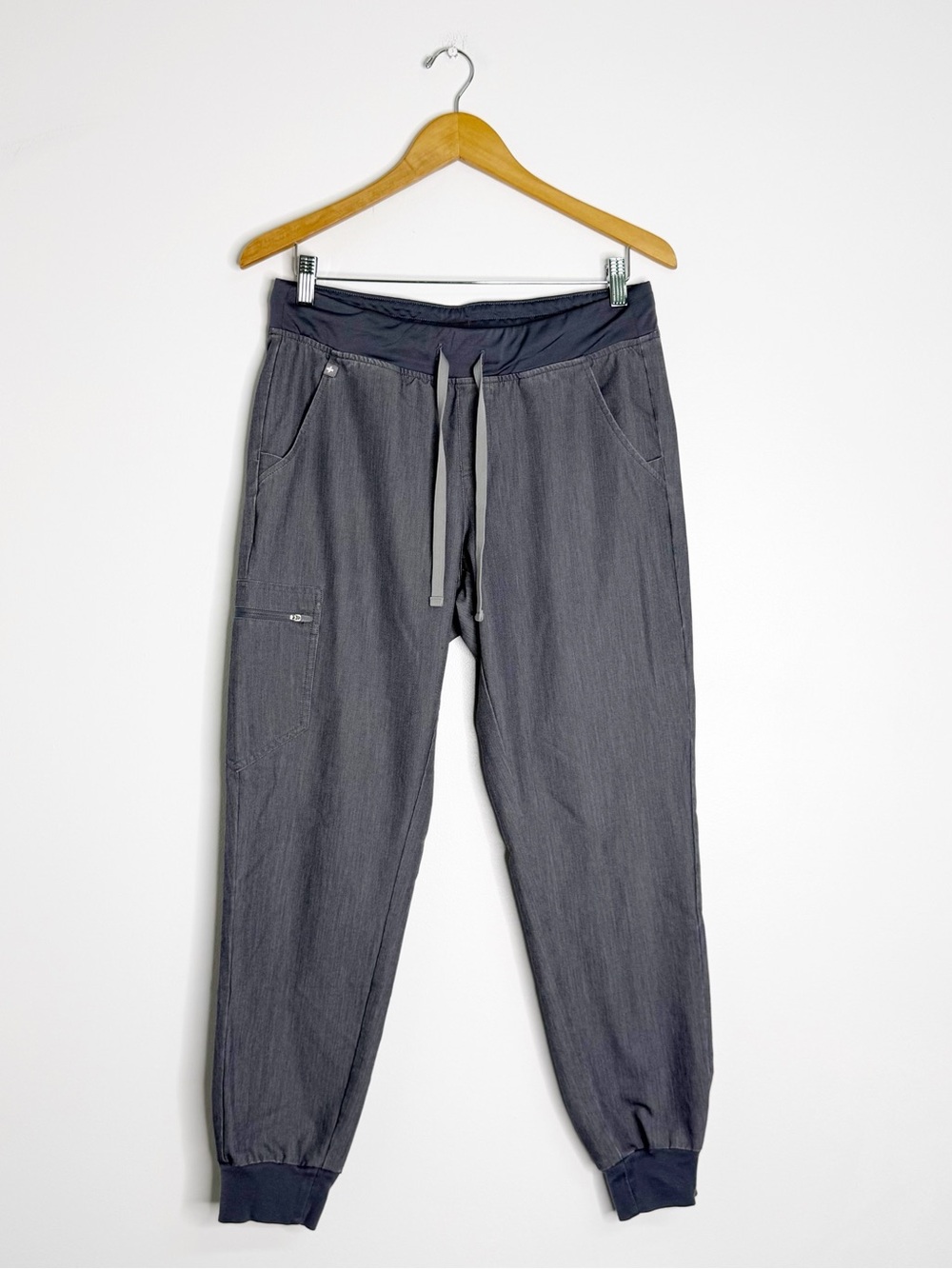 FIGS Zamora Jogger Scrub Pants Gray Size Medium Technical Collection